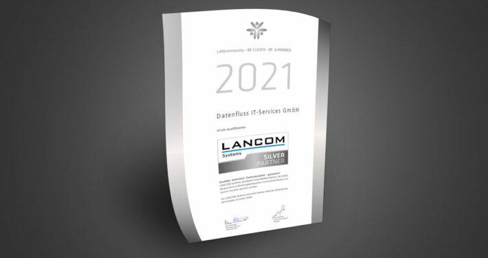 Datenfluss IT-Services Lancom silver partner 2021