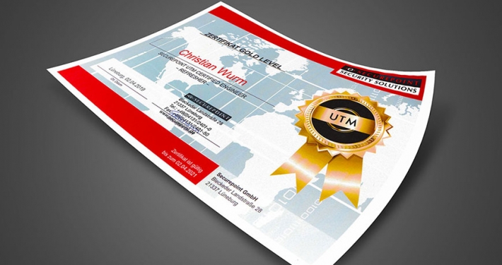 Securepoint Gold-Zertifikat UTM
